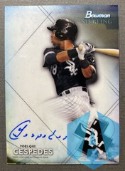 2021 Bowman Sterling YOELQUI CESPEDES Prospect On-Card Auto RC WHITE SOX
